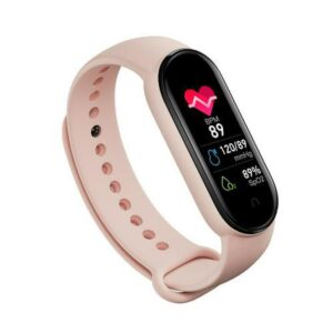 SMARTWATCH M6 - ROSADO - RITMO CARDIACO - SATURACION DE OXIGENO - NOTIFICACIONES