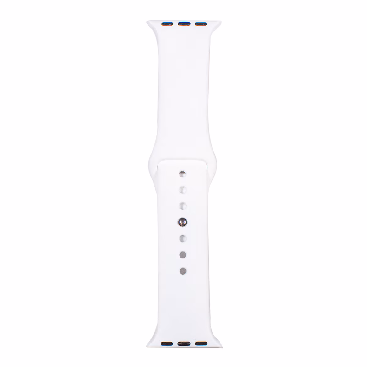 CORREA PARA APPLEWATCH / T500 / T900 - 42MM A 49MM - BLANCO - SILICON