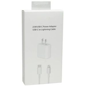 CARGADOR DE IPHONE 25 WATTS CON CABLE TIPO C - LIGHTNING