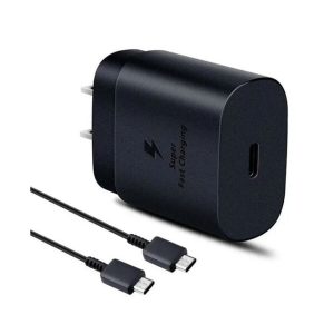 CARGADOR SAMSUNG 25 WATTS - CABLE TIPO C A TIPO C