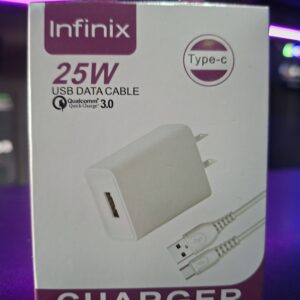 CARGADOR INFINIX 25 WATTS CON CABLE TIPO C