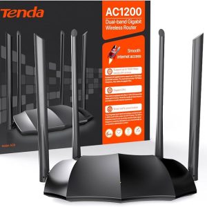 ROUTER AC1200 - TENDA - GIGABIT - AC8 - DOBLE BANDA 2.4G/5G