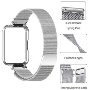 CORREA PARA XIAOMI MI WATCH LITE - PLATA - METALICA