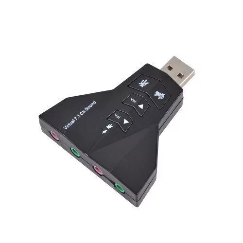 TARJETA DE SONIDO USB 7.1 DOBLE CONEXION - Imagen 3