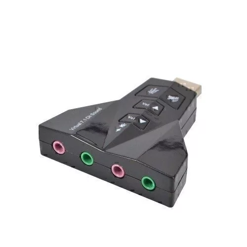 TARJETA DE SONIDO USB 7.1 DOBLE CONEXION - Imagen 2