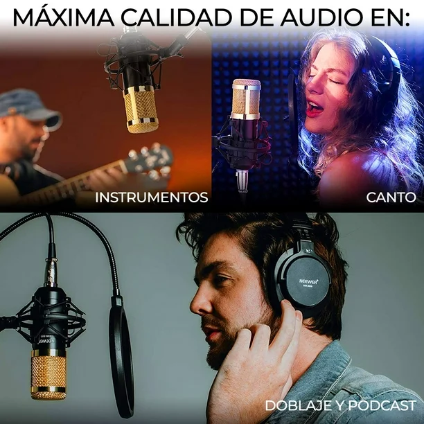 MICROFONO CONDENSADOR - PODCAST - Imagen 4