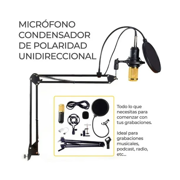 MICROFONO CONDENSADOR - PODCAST - Imagen 10