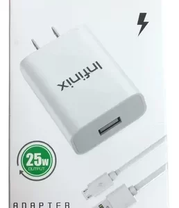CARGADOR INFINIX 25 WATTS CON CABLE TIPO C