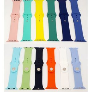 CORREA PARA APPLEWATCH / T500 / T900 - 38MM A 41MM - AMARILLO