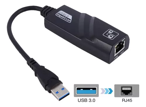 ADAPTADOR ETHERNET 2.0 - USB (M) A RJ45 (H) LAN - 100MBPS - Imagen 3