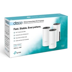 ROUTER TPLINK SISTEMA MESH AC1200 DECO M4 - DOBLE BANDA 2.4G/5G - 3 PACK