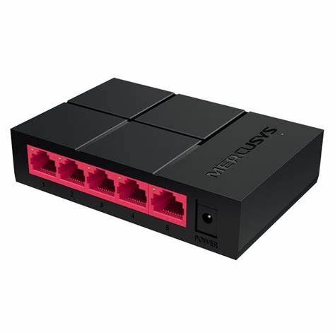 SWITCH ETHERNET MERCUSYS - 5 PUERTOS - GIGABIT