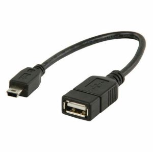 CABLE ADAPTADOR MINI USB (M) A USB (H)