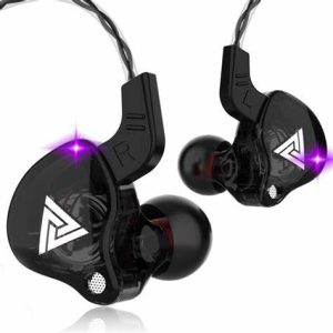 AURICULARES DE CABLE GAMER QKZ AK6 - NEGRO - CONEXION AUXILIAR