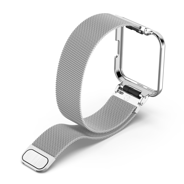 CORREA PARA XIAOMI MI WATCH LITE - PLATA - METALICA - Imagen 2