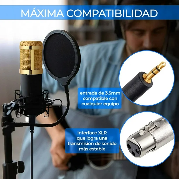MICROFONO CONDENSADOR - PODCAST - Imagen 3