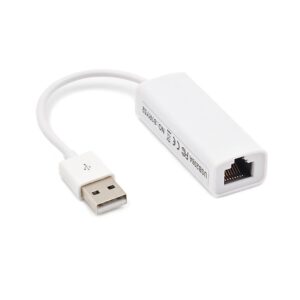 ADAPTADOR ETHERNET 2.0 - USB (M) A RJ45 (H) LAN - 100MBPS