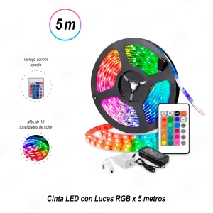 CINTA LED RGB - 5 METROS - CONTROL