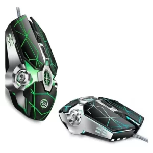 MOUSE OPTICO GAMER K-SNAKE LED - 7 BOTONES - USB