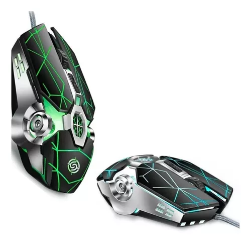 MOUSE OPTICO GAMER K-SNAKE LED - 7 BOTONES - USB