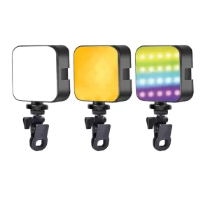 PANEL DE LUZ LED RGB - RECARGABLE - TELEFONO - TABLET - PC