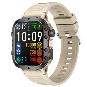 SMARTWATCH QX11 MILITAR - BEIGE