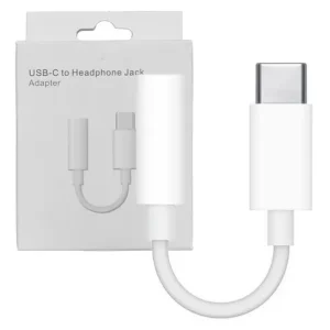 ADAPTADOR DE IPHONE TIPO C (M) A AUXILIAR 3.5MM(H)