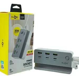 REGLETA TOMA CORRIENTE - PUERTOS USB Y TIPO C - CON SOPORTE PARA TELEFONO