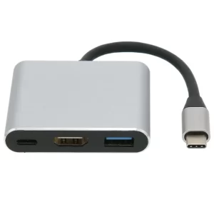 CABLE ADAPTADOR TIPO C - 3 PUERTOS - TIPO C / USB / HDMI