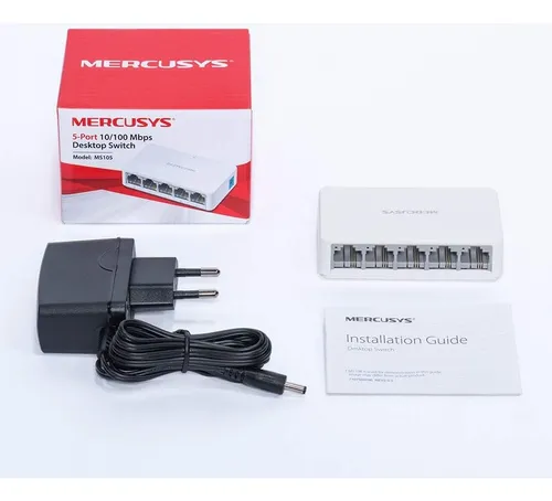 SWITCH ETHERNET MERCUSYS - 5 PUERTOS - Imagen 3