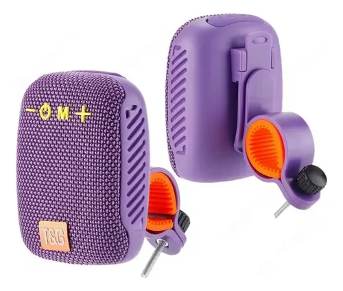 CORNETA T&G CON SOPORTE PARA MOTO / BICICLETA - MORADO - Imagen 2