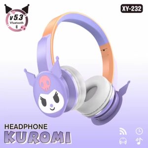 AUDIFONOS BLUETOOTH - KUROMI - LILA
