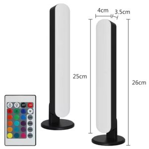 BARRAS LED SMART (2 PACK) - COLORES RGB - CONTROL DE RITMO DE SONIDO - APLICACIÓN MÓVIL - GAMER
