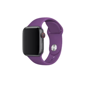 CORREA PARA APPLEWATCH / T500 / T900 - 38MM A 41MM - MORADO - SILICON