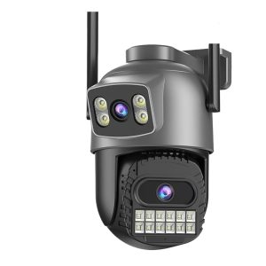 CAMARA DE SEGURIDAD WIFI - DOBLE - EXTERIORES - 10MP - 4K - OKAM PRO APP