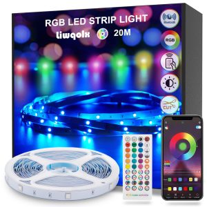 CINTA LED RGB - 20 METROS - AUDIORITMICAS CON CONTROL