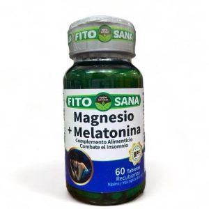 CITRATO DE MAGNESIO + MELATONINA - 60 TABLETAS - 480mg - FITOSANA