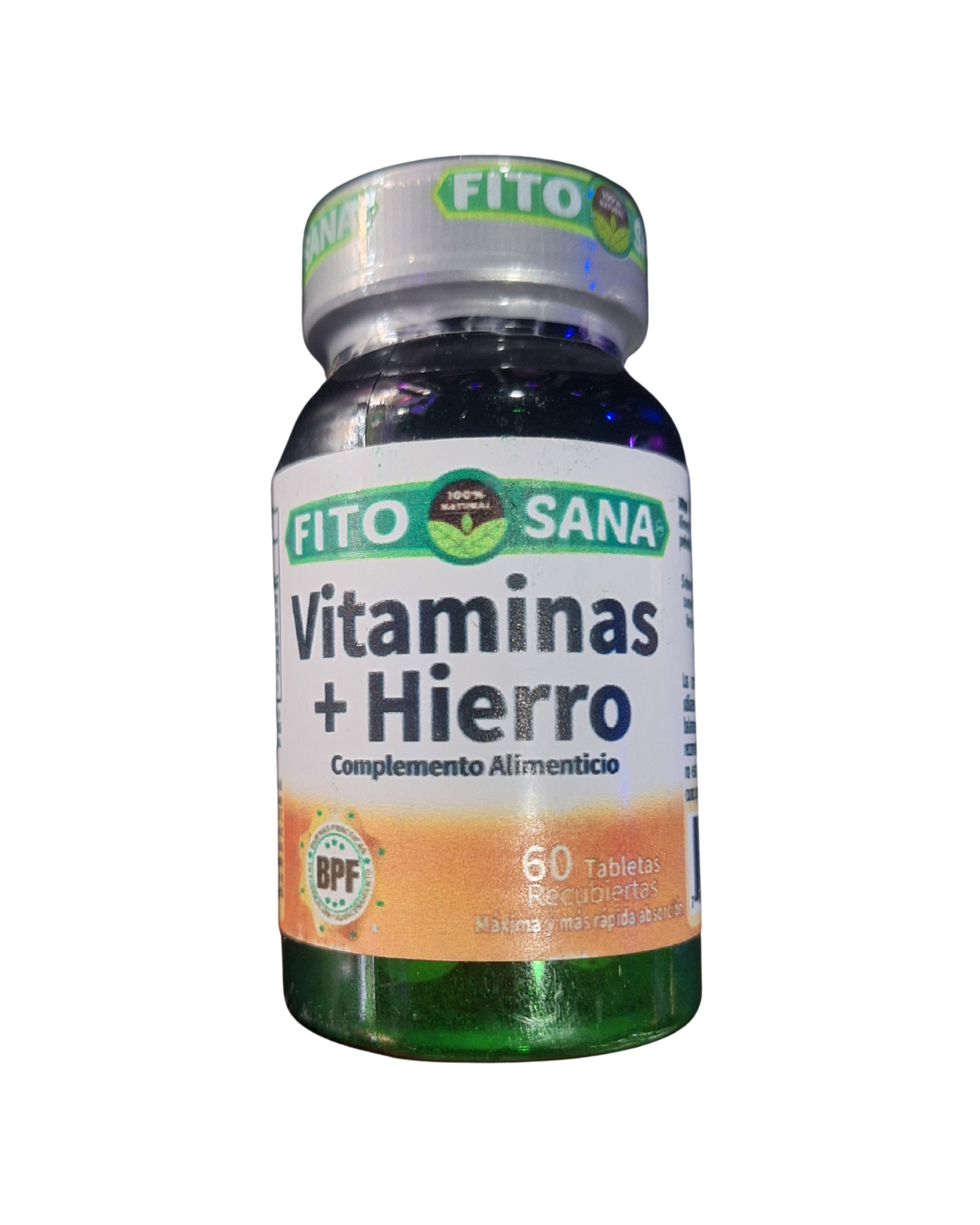 VITAMINAS + HIERRO – 60 TABLETAS - 410mg - FITOSANA
