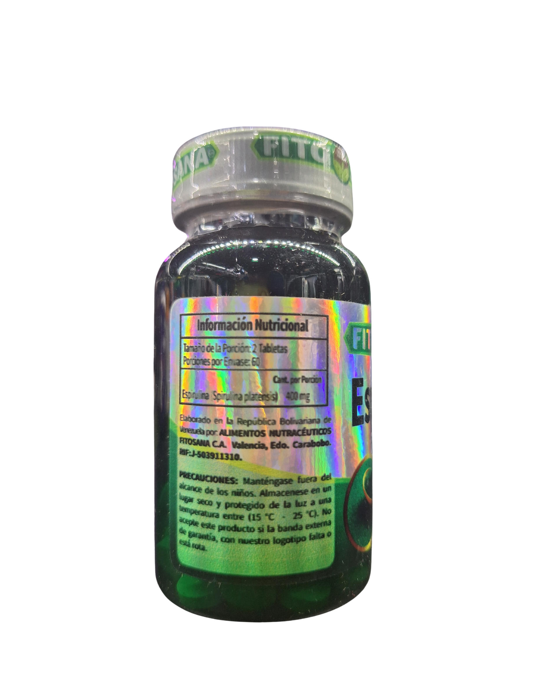 ESPIRULINA - 60 TABLETAS - 400mg - FITOSANA - Imagen 2