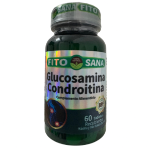 GLUCOSAMINA CONDROITINA - 60 TABLETAS - 480mg - FITOSANA