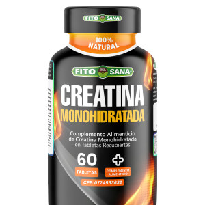 CREATINA MONOHIDRATADA - 60 TABLETAS - 2,5mg - FITOSANA