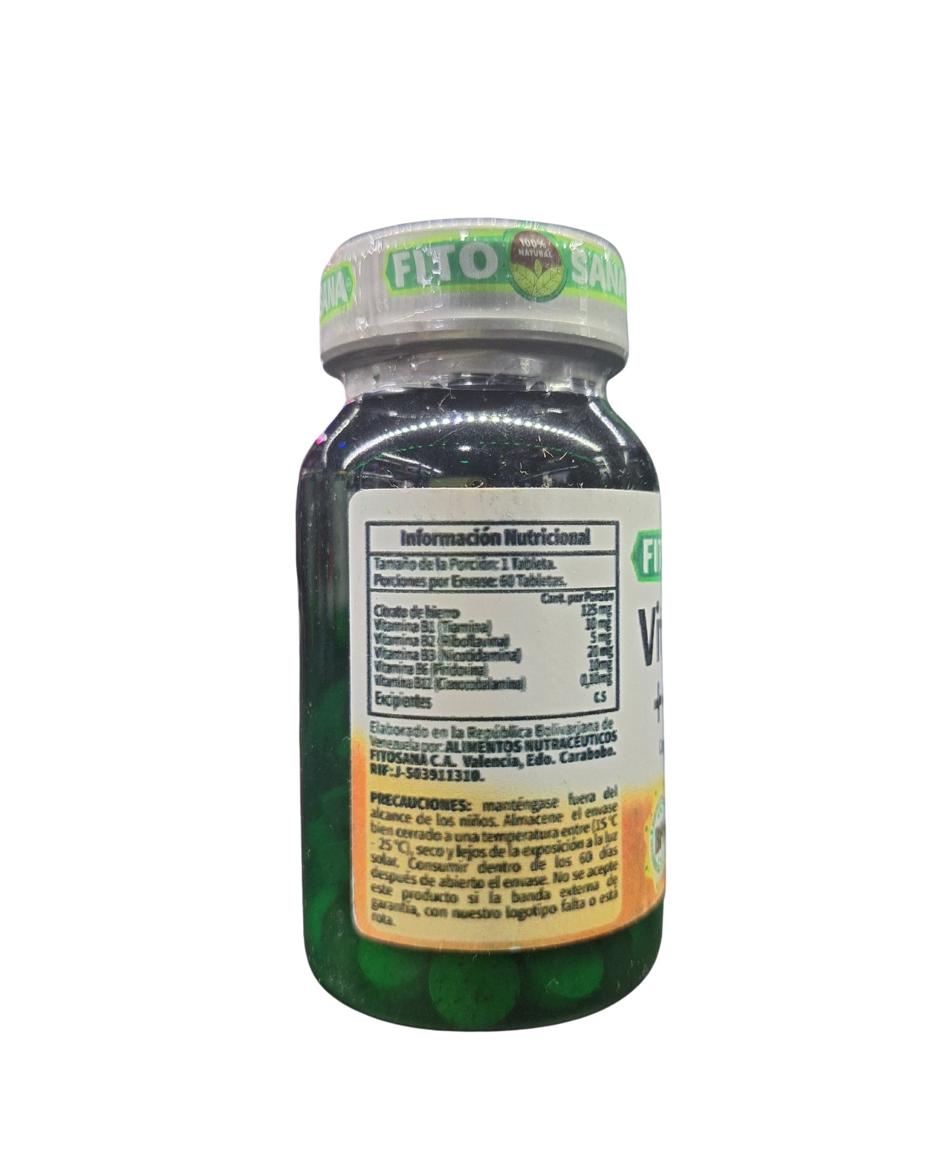 VITAMINAS + HIERRO – 60 TABLETAS - 410mg - FITOSANA - Imagen 2