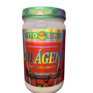 COLAGENO HIDROLIZADO EN POLVO - 500g - SABOR FRESA - FITOSANA