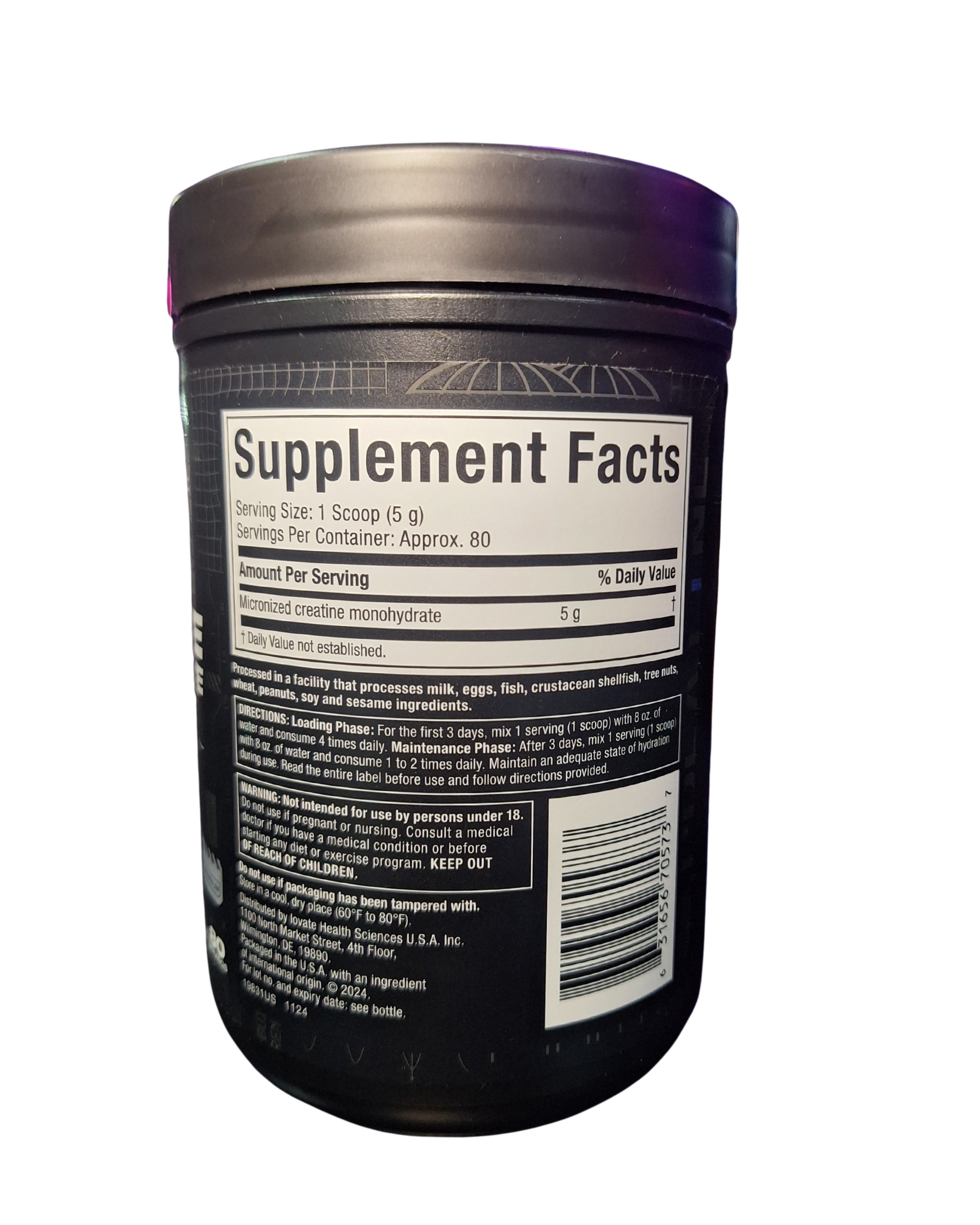 CREATINA MONOHIDRATADA MICRONIZADA - PLATINUM - 80 SERVICIOS - 400g - SIN SABOR - MUSCLETECH - Imagen 2