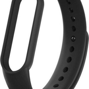 CORREA PARA MI BAND 3 / 4 / 5 / 6 / 7 - NEGRO - SILICON