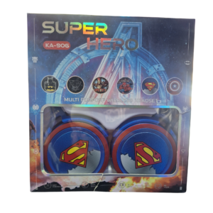 AUDIFONOS BLUETOOTH - SUPERMAN - AZUL - INALAMBRICOS