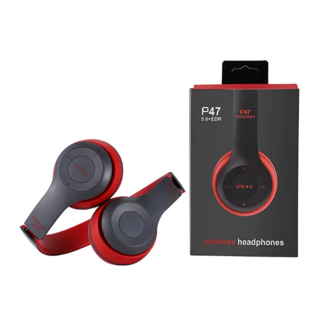 AUDIFONOS BLUETOOTH - P47 - NARANJA - INALAMBRICOS - Imagen 2