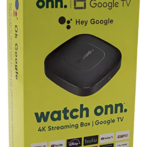 DISPOSITIVO STREAMING - ANDROID TV - TIPO ONN TV – CONTROL DE VOLUMEN – NETFLIX – YOUTUBE – PRIME VIDEO – GOOGLE - CABLE DE CARGA.
