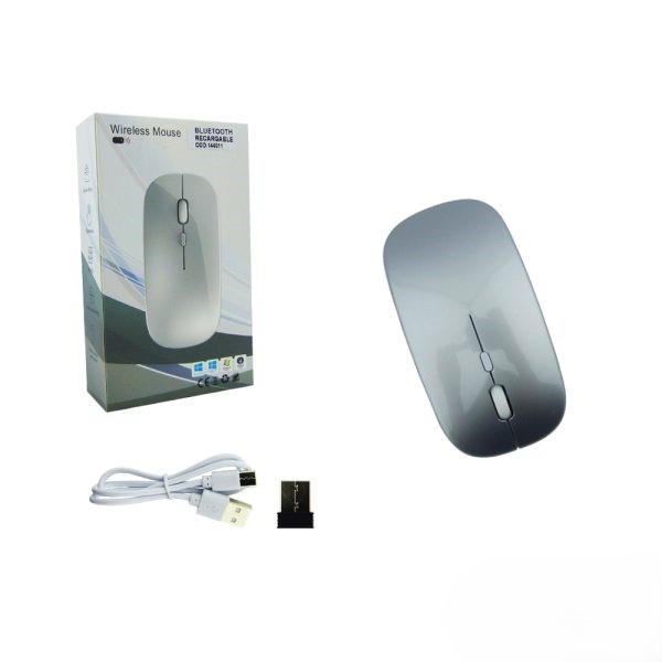 MOUSE INALAMBRICO RECARGABLE - GRIS