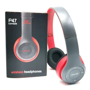 AUDIFONOS BLUETOOTH -  P47 - NARANJA - INALAMBRICOS